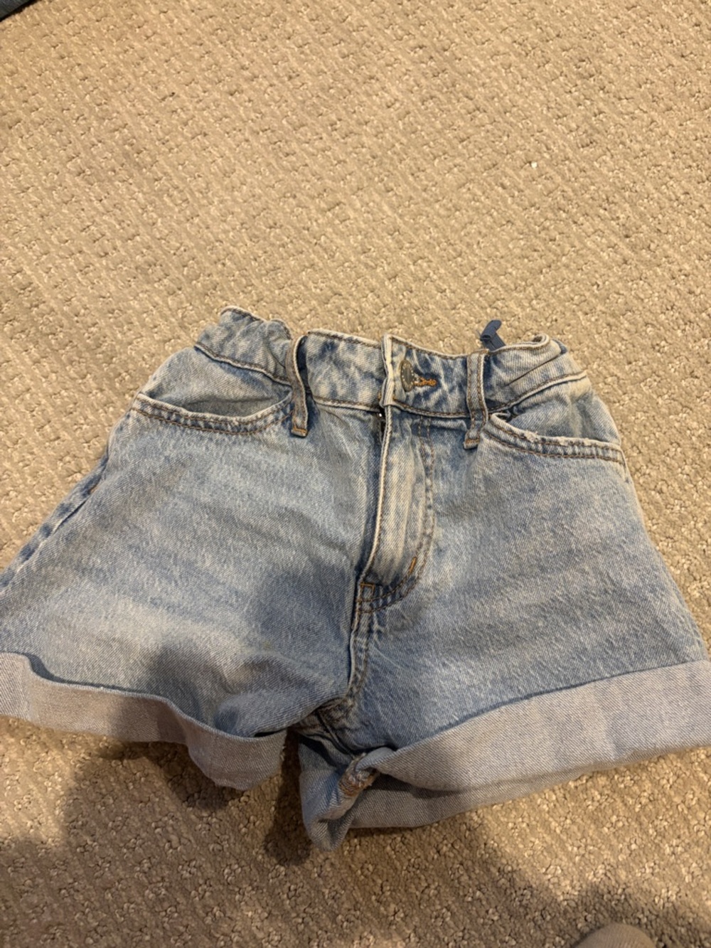art class Light Blue Rolled Hem Denim Shorts